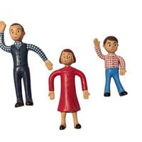 NJ Croce Co Davey & Goliath Bendable VINTAGE Action Figures