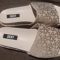 DKNY Platform Logo Sandals, 8