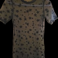 Gallery image 1 for Shein Sheer Stars Shirt, Small/Medium
