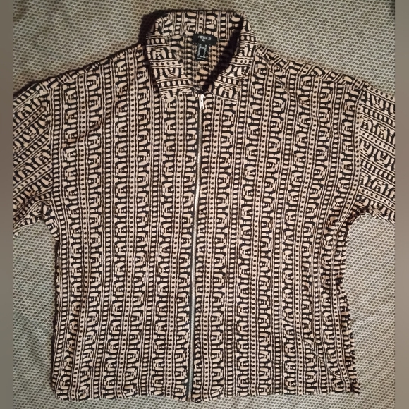 Forever 21 Men's Patterned Shirt, XL