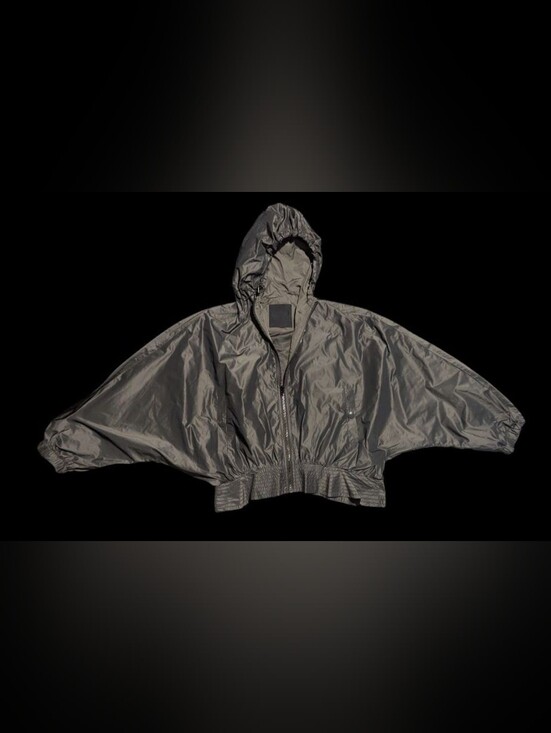 Demoo Parkchoonmoo Batwing Cropped Windbreaker Jacket