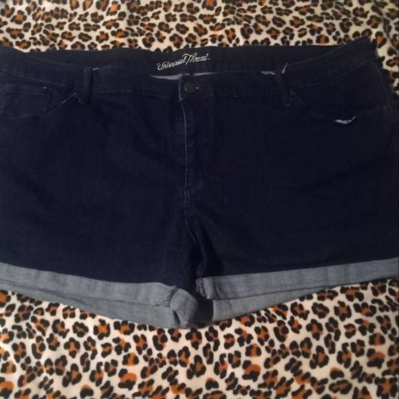Plus Size Women's Denim Shorts, Size 26