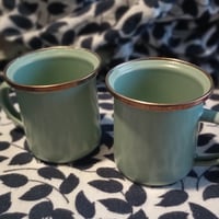 Gallery image 2 for BareBones Set of 2 Enamel Mini Mugs