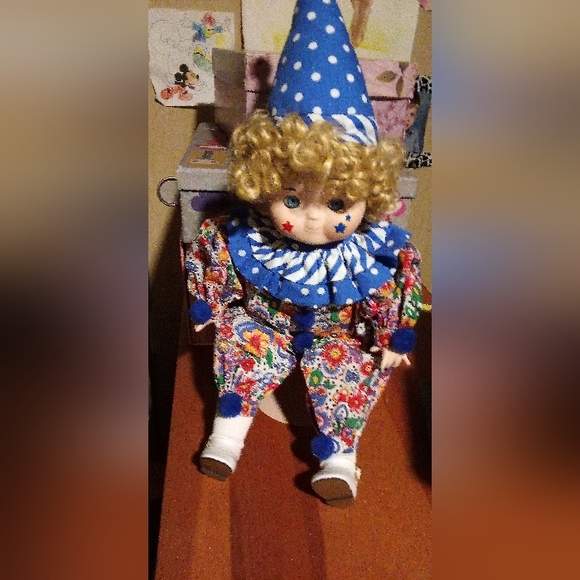 Dolly Dingle Goebel Musical Clown Doll