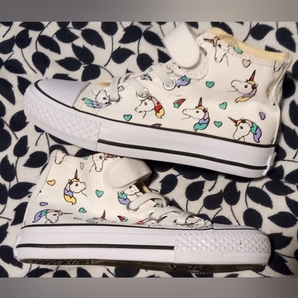 Spotlion Girls Unicorn Hi Top Shoes, Size 26