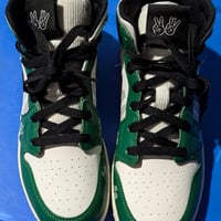 Gallery image 1 for Jordan 1 Mid SE Overbranded Youth Sneakers