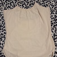 White Spaghetti Strap Tank Top, Small