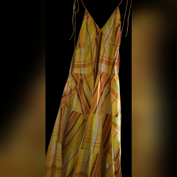 S/W/F Open Back Tiered Maxi Dress