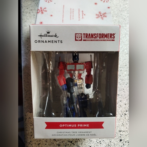 Hallmark Holiday Ornaments w/Optimus Prime