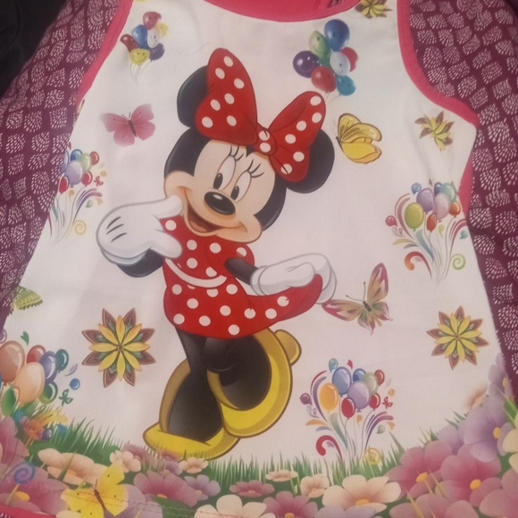Minnie Mouse Tank Top, Girl's Size 6