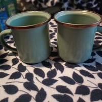 BareBones Set of 2 Enamel Mini Mugs