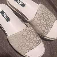 Gallery image 1 for DKNY Platform Logo Sandals, 8