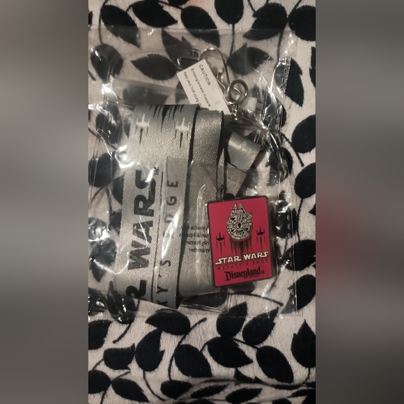 Disneyland Star Wars Galaxy's Edge Pin & Lanyard