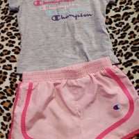 Champion Girls Shorts & T-shirt Combo, Size 12 Months