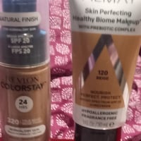 Revlon #320 True Beige & Almay #120 Beige