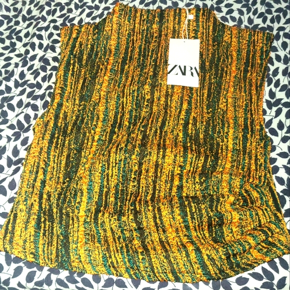 Zara Textured Top, Women's Size Large