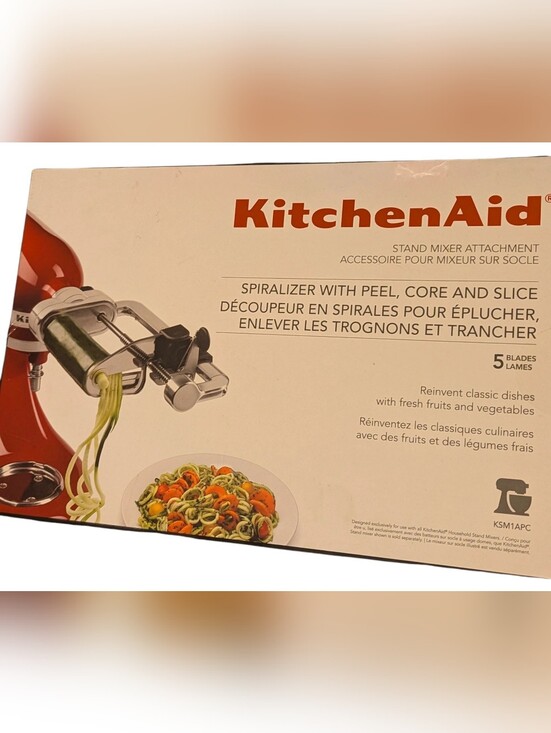 KitchenAid Stand Mixer Attachment Spiralizer w/Peel, Core, & Slice