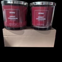 Hudson 43 Sweet Cinnamon 3-Wick Candles, Set of 2