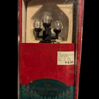 The Five Globe Street Lamp Accessory Christmas Ornament