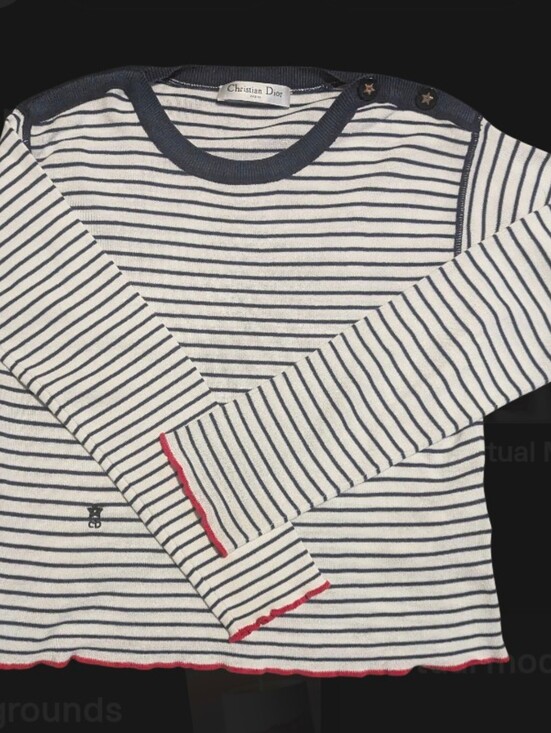 Christian Dior Dioriviera Mariniere Knit Sweater