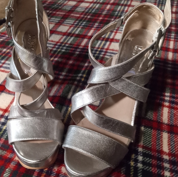 Michael Kors Strappy Platform Sandals, 10